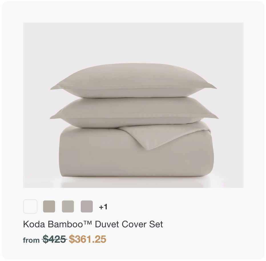 Koda Bamboo™ Duvet Cover Set